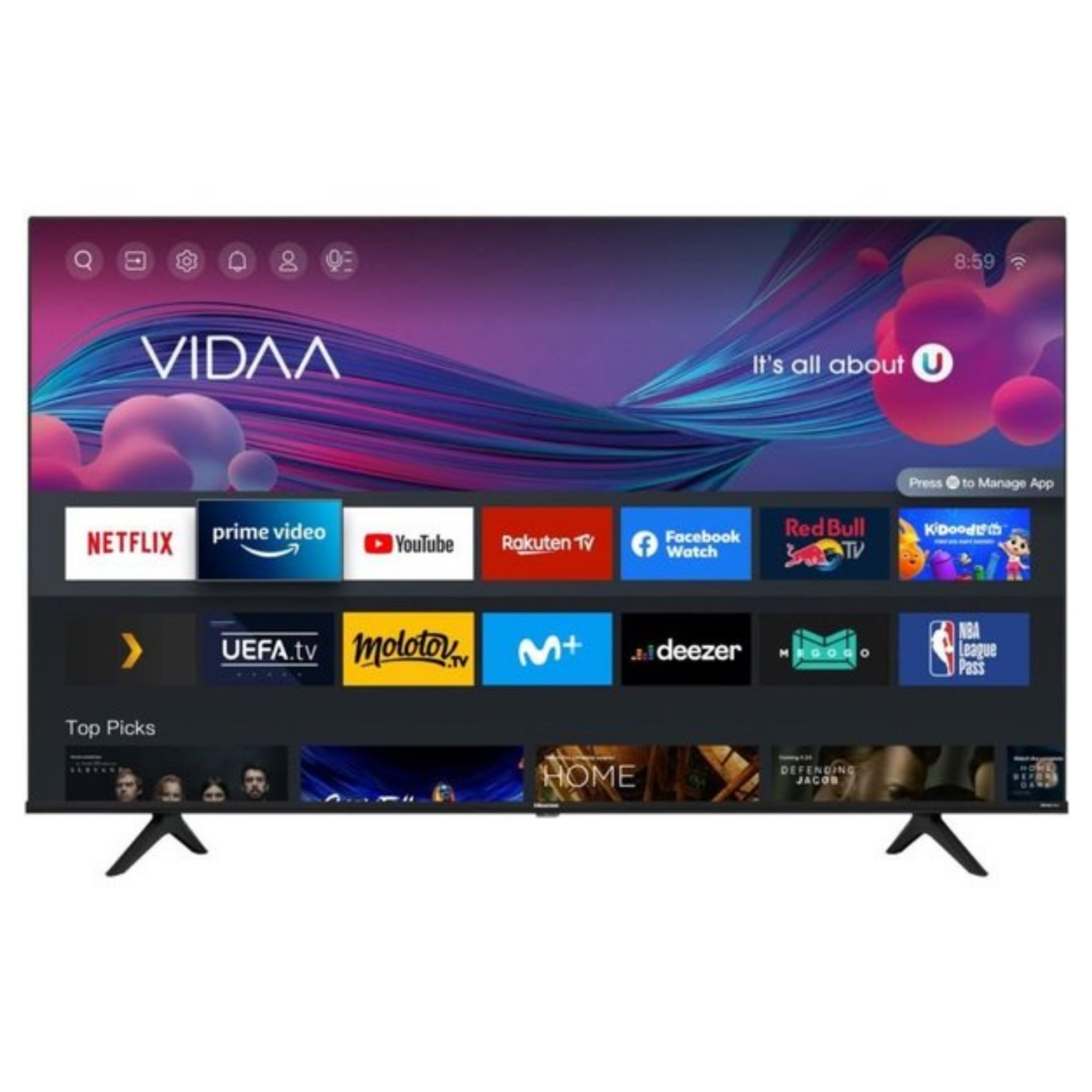 Vision Plus 55" vidaa 4k