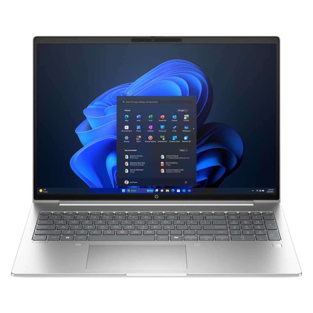 HP ProBook 4 G1i 16 AI PC, Intel Core Ultra 5 225U, 16GB DDR5 RAM, 512GB SSD, FreeDOS, 16" WUXGA - Model No: CT1G8ET