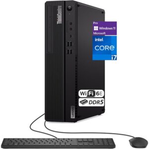 Lenovo ThinkCentre M70s Gen 5 SFF, Intel Core i7 13700, 8GB DDR5 RAM, 512GB SSD, No OS - Model No: 12U80080UM