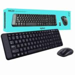 Logitech MK220 Wireless Keyboard and Mouse Combo, Black - Model No: 920-003161