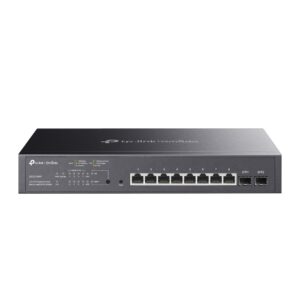 TP-Link JetStream 10-Port Gigabit Smart Switch with 8 PoE+ Ports & 2 SFP Slots - Model No: TL-SG2210MP