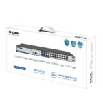 D-Link 16-Port Gigabit Long Range 250m PoE+ Smart Switch + 2 SFP Ports - Model No: DGS-F1210-18PS