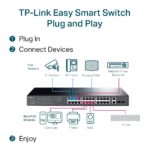 TP-Link 28-Port Gigabit Easy Smart Switch with 24-Port PoE+ - Model No: TL-SG1428PE