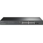TP-Link JetStream 18-Port Gigabit Smart Switch with 16-Port PoE+ - Model No: TL-SG2218P