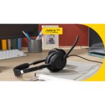 Jabra Evolve2 50 Wired/Bluetooth Stereo Headset, Active Noise-Cancelling, MS Teams, USB-A - Model No: 25089-999-999