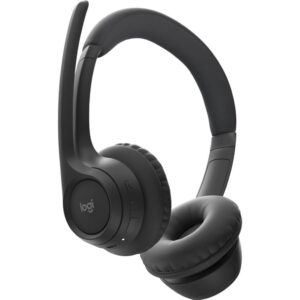 Logitech Zone 300 Bluetooth Headset with Noise Cancelling Mic, Midnight Black - Model No: 981-001407