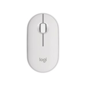 Logitech M350s Pebble Bluetooth Mouse, Tonal White - Model No: 910-007013