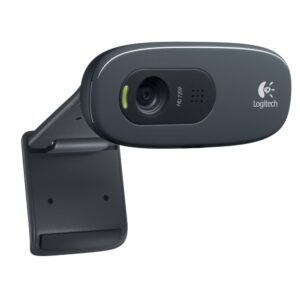 Logitech C270 HD Webcam, Dark Grey - Model No: 960-001063