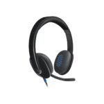 Logitech H540 USB-A Headset with Noise Cancelling Mic, Black - Model No: 981-000480