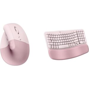 Logitech Wave Keys and Lift Wireless & Bluetooth Keyboard and Mouse Combo, Graphite - Model No: 920-013635