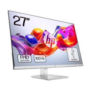HP 527sh Series 5 27" FHD Monitor, Height/Tilt Adjustable, Black - Model No: 94C50AA