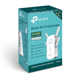 TP-Link AC2600 Mesh Wireless Wall Plugged Range Extender - Model No: TL-RE650