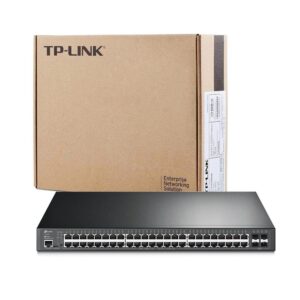 TP-Link 52-Port Gigabit L2+ Managed Switch with 48-Port PoE+ - Model No: TL-SG3452P
