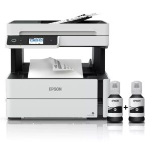 Epson ECOTANK M3170 Ink Tank Printer, Print/Copy/Scan/Fax, Duplex, ADF, Wi-Fi/Ethernet/USB - Model No: C11CG92404