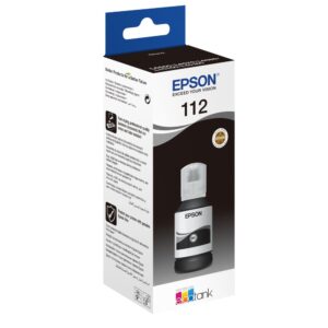 Epson 112 Black Ink Cartridge 127ml - for M15140, L6580, L6570, L6550, L6490, L15160, L15150, L11160 - Model No: C13T06C14A