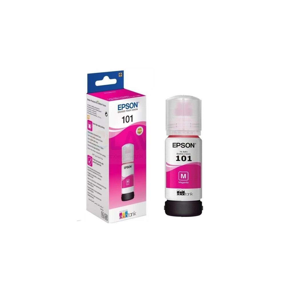 Epson 101 Magenta Ink Cartridge 70ml - for L4150, L4160, L6160, L6170, L6176, L6190 - Model No: C13T03V34A