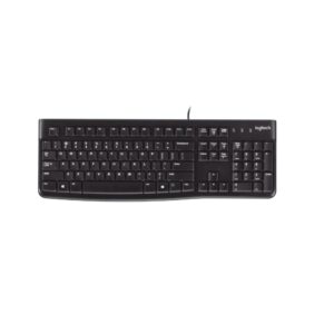 Logitech K120 Wired Keyboard, Black - Model No: 920-002508
