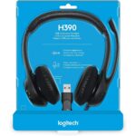 Logitech H390 USB-C Headset with Noise Cancelling Mic, Black - Model No: 981-001576