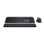 Logitech MX Keys S Wireless & Bluetooth Keyboard + Palmrest and Mouse Rechargeable Combo, Graphite - Model No: 920-011614