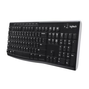 Logitech K270 Wireless Keyboard, Black - Model No: 920-003736