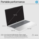 HP 15-fd0154wm, Intel Core Ultra 5 125H, 8GB DDR5 RAM, 512GB SSD, Windows 11 Home, 15.6" FHD IPS Touch Screen - Model No: BZ1W9UA