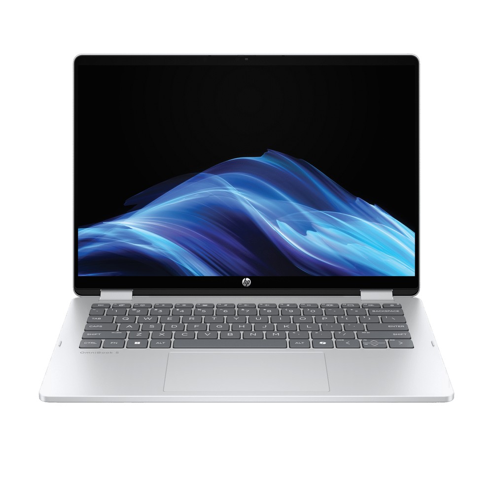 HP OmniBook 5 Flip 14-fp0023dx, Intel Core 7 150U, 16GB LPDDR5 RAM, 512GB SSD, Windows 11 Home, 14" 2K Touch Screen - Model No: B86Q7UA