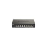 D-Link 8-Port PoE Gigabit Smart Managed Switch + 2 SFP Ports - Model No: DGS-F1100-10PS