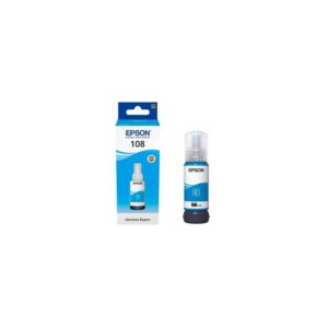 Epson 108 Cyan Ink Cartridge 70ml - for L18050, L8100, L8050 - Model No: C13T09C24A