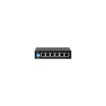 D-Link 6-Port Gigabit PoE Switch, 4 Long Reach PoE Ports + 2 Uplink Ports - Model No: DGS-F1006P