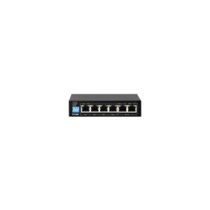 D-Link 6-Port Gigabit PoE Switch, 4 Long Reach PoE Ports + 2 Uplink Ports - Model No: DGS-F1006P